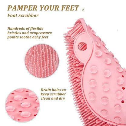 Shower Foot & Back Scrubber Massage Pad